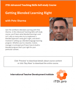 Getting Blended Learning Right
