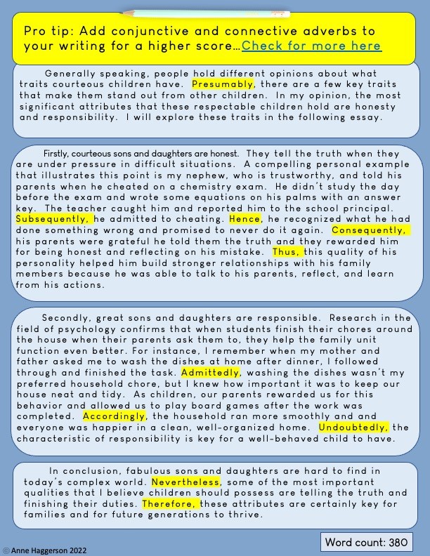 IELTS and TOEFL Essay Rubrics