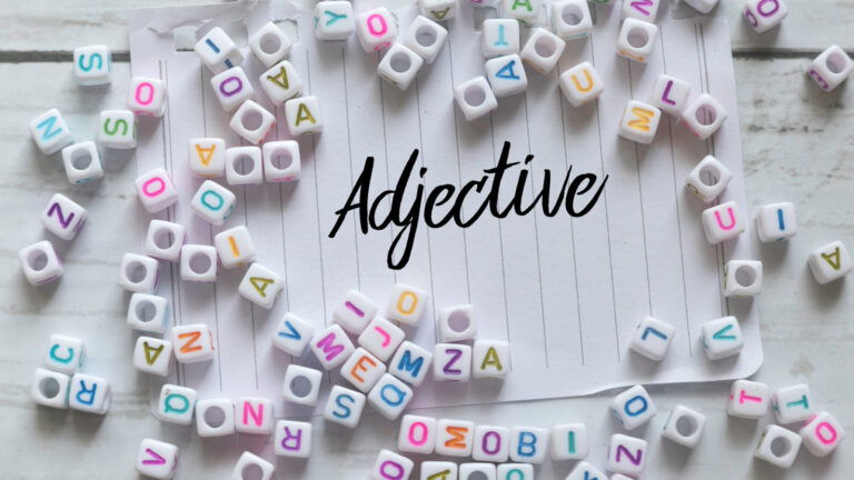 Order of English adjectives