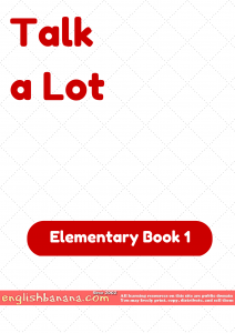 Talk a Lot – Elementary Book 1