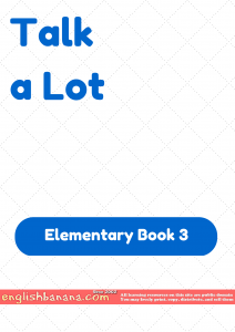Talk a Lot – Elementary Book 3