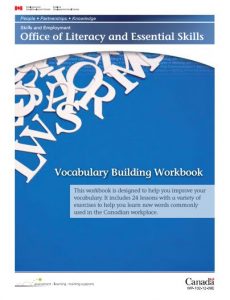 Vocabulary Building Workbook