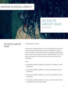 50 Facts about Hair – Lessons in Digital Literacy